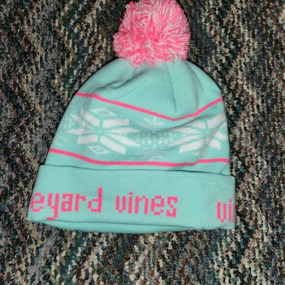 Vineyard Vines Pink and Green Hat main image 4